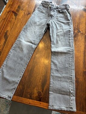 Madewell Women's Straight-Leg Gray Jeans - Mid-Rise Casual size 24